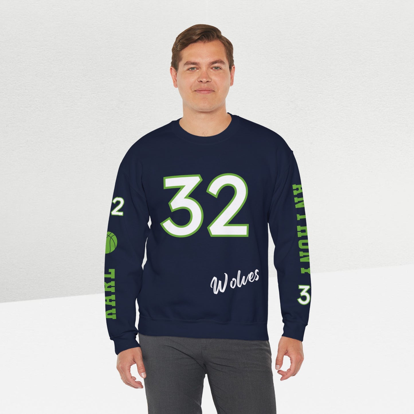 Wolves #32 - Karl-Anthony Towns Graphic Sweatshirt