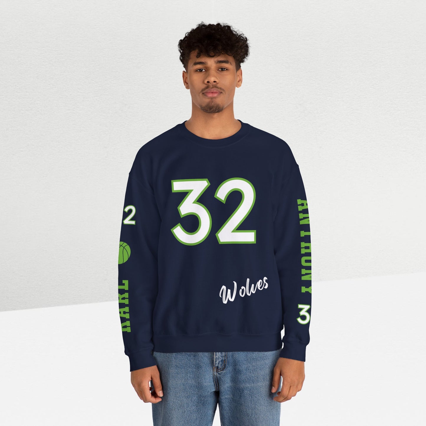 Wolves #32 - Karl-Anthony Towns Graphic Sweatshirt