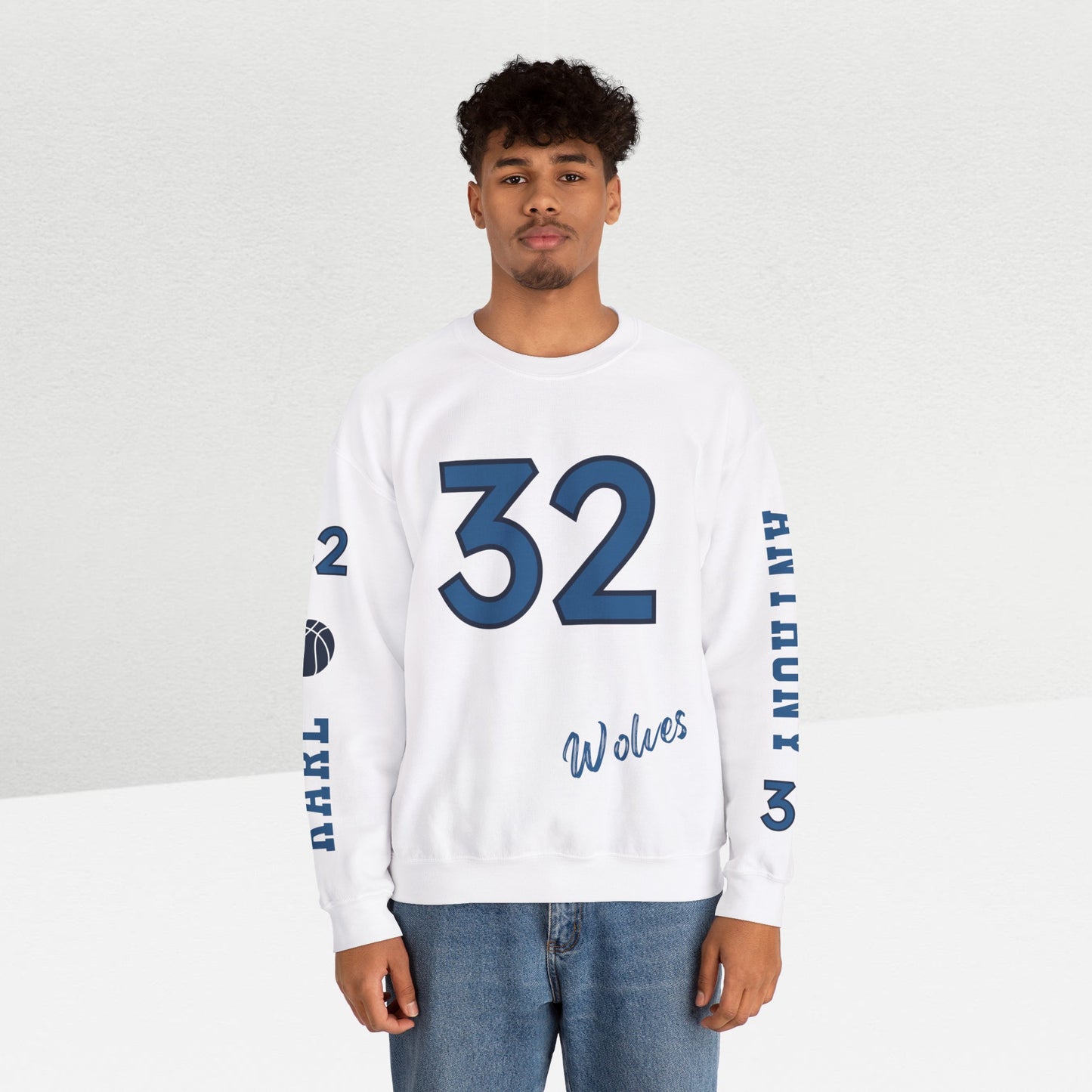 Wolves #32 - Karl-Anthony Towns Graphic Sweatshirt